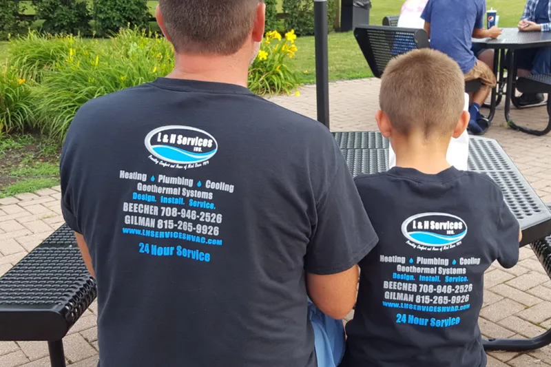 Larry and Mike Hameister - father and son