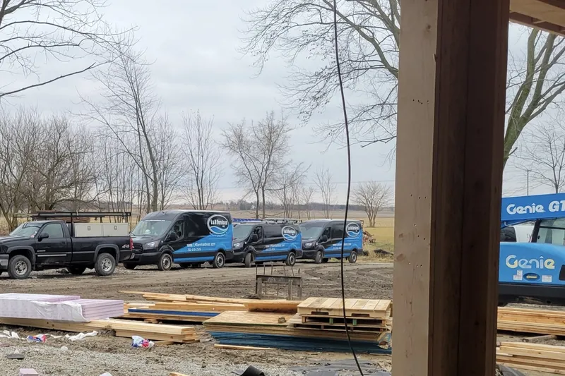 L & H Services vehicles